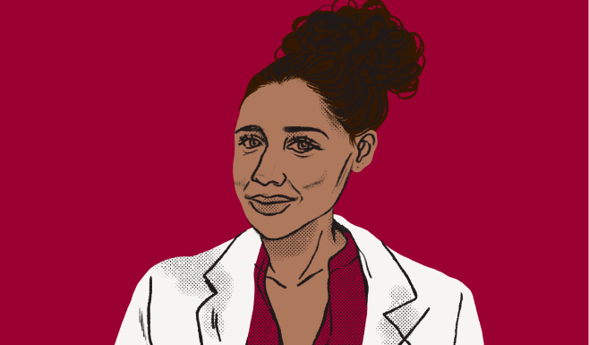 Illustration of Dr Marisa Franco